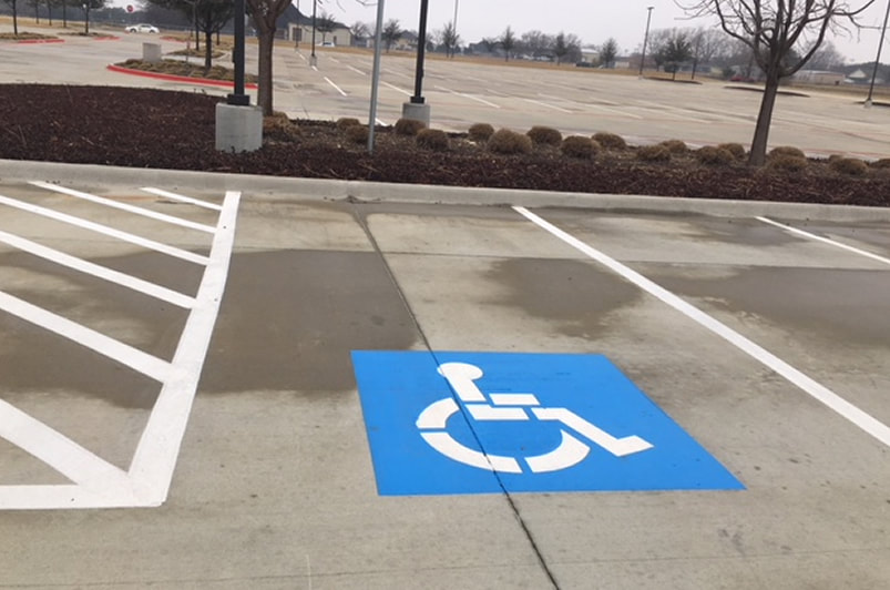 Handicap Striping in Beaumont, TX