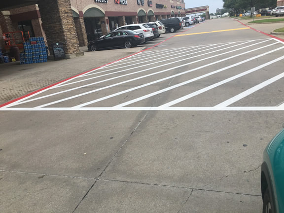 Crosswalk Striping Beaumont, Texas
